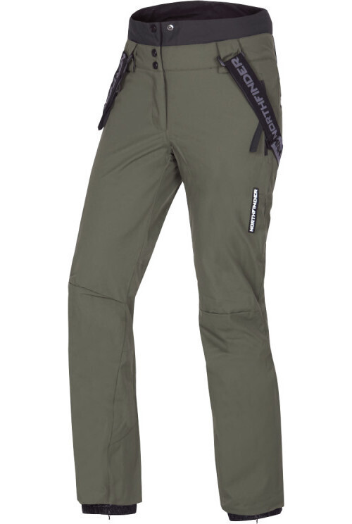Dámské lyžařské kalhoty NORTHFINDER Mylee zelené Velikost: 2XL