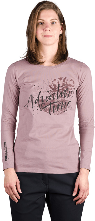 Dámské bavlněné triko NORTHFINDER Diya růžové Velikost: XL