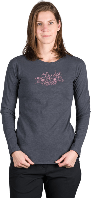 Dámské bavlněné triko NORTHFINDER Iyana modré Velikost: XS