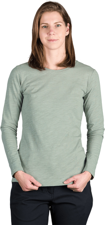 Dámské bavlněné triko NORTHFINDER Carleigh zelené Velikost: 2XL