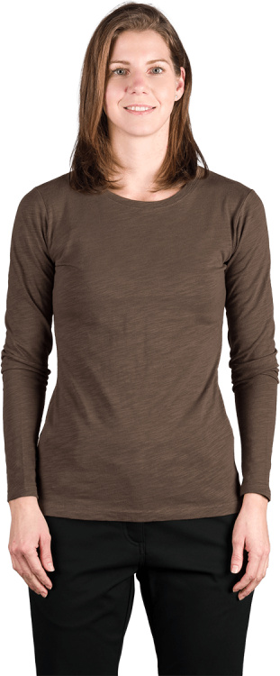 Dámské bavlněné triko NORTHFINDER Carleigh hnědé Velikost: 2XL