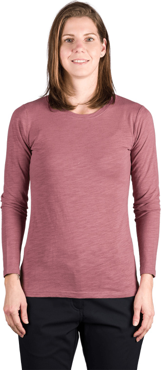 Dámské bavlněné triko NORTHFINDER Carleigh růžové Velikost: 2XL