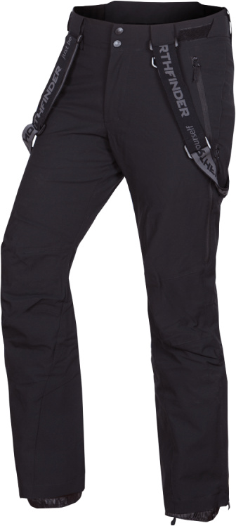 Pánské lyžařské kalhoty NORTHFINDER Jacobo černé Velikost: 2XL