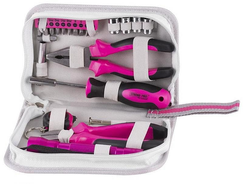 Sada nářadí LADIES SET12, 23-dílná, pink/růžová