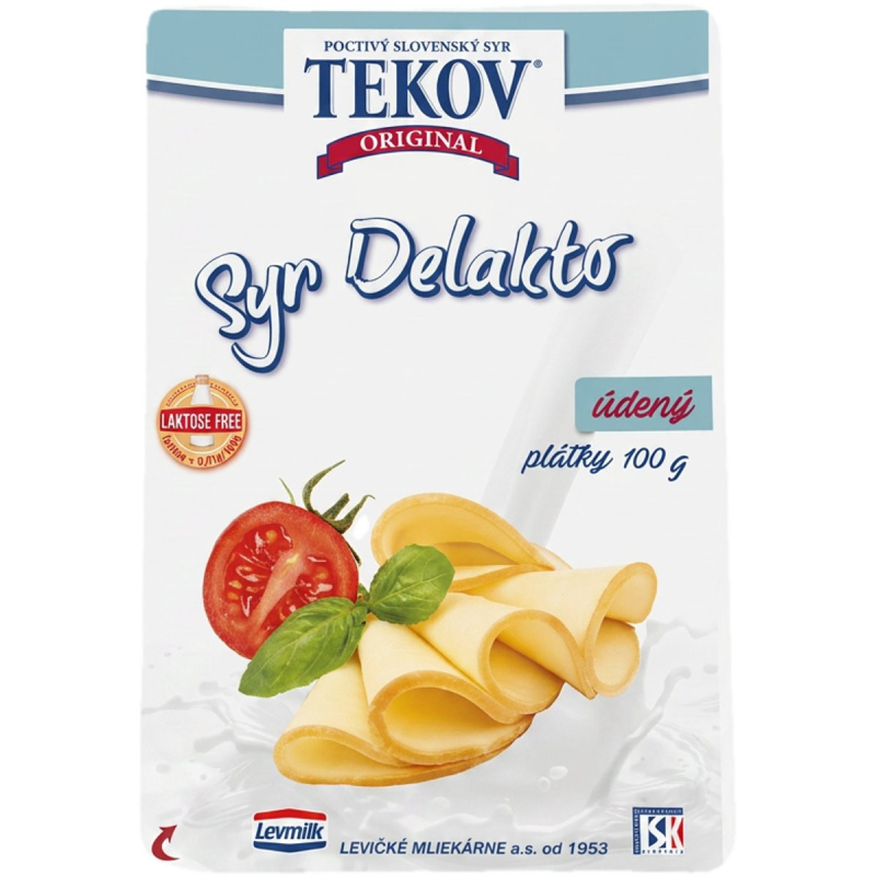 Tekov Sýr plátkový uzený bezlaktózový