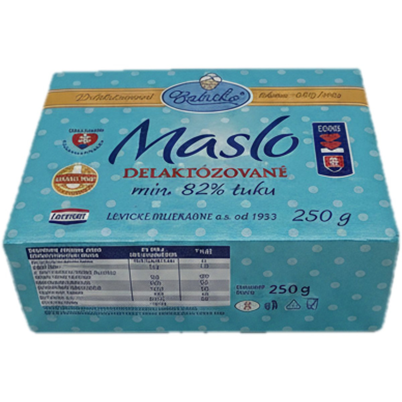 Babička Máslo 82% bezlaktózové
