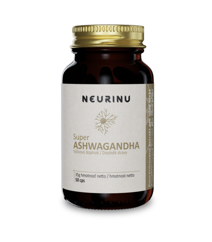 NEURINU Super ASHWAGANDHA 50, kapslí
