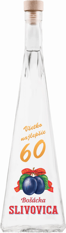Bošácké Slivovice Jehlan 60tka 52% 0,5l