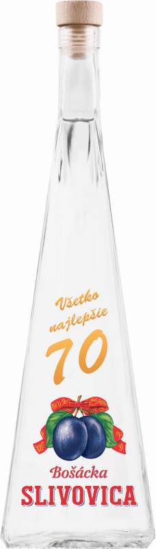 Bošácka Slivovica Jehlan 70tka 52% 0,5l