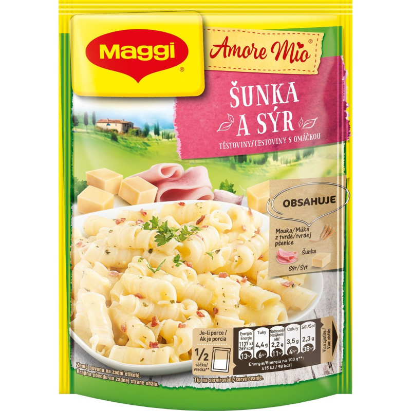 Maggi Amore Mio Šunka a sýr těstoviny s omáčkou