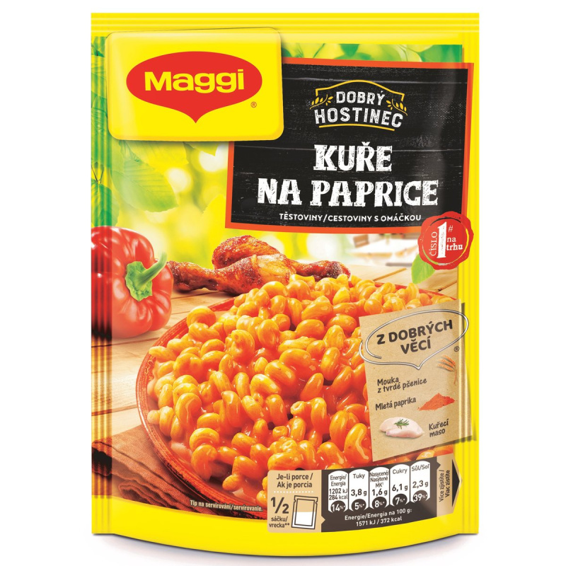 Maggi Dobrý hostinec Kuře na paprice s těstovinami