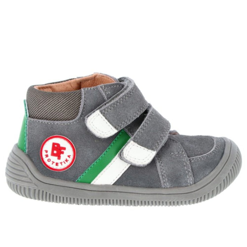 chlapecké celoroční boty Barefoot HUGO, protetika, šedá - 21
