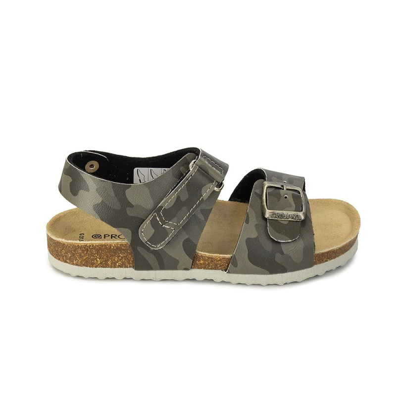 Chlapecké ortopedické sandály ORS T97/51, Protetika, maskáč šedá - 34