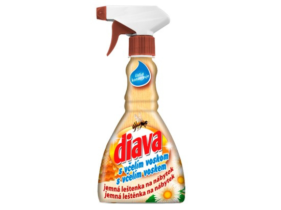 Diava Leštěnka na nábytek s včelím voskem 330 ml