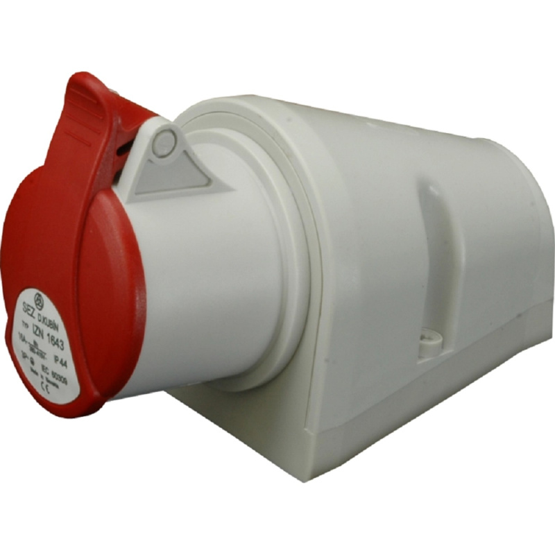 SEZ Nástěnná zásuvka 400V, 16A, 4-pól, IP44