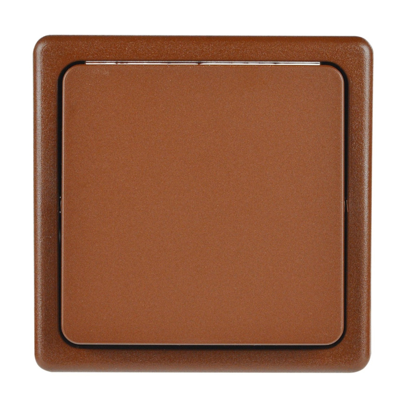 SEZ Křížový spínač Standard DS 1221-7 HP skořicový 28 x 82 x 82 mm