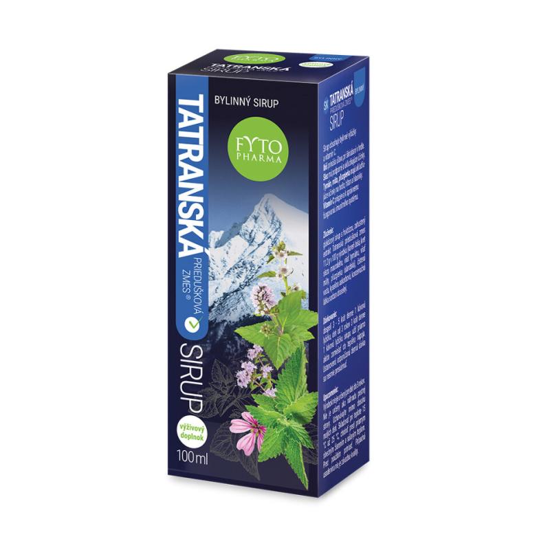 FYTOPHARMA Tatranská průdušková směs bylinný sirup 100 ml