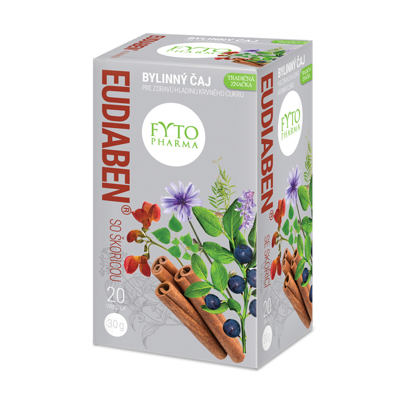 FYTOPHARMA Bylinný čaj pro diabetiky se skořicí 20x 1,5 g