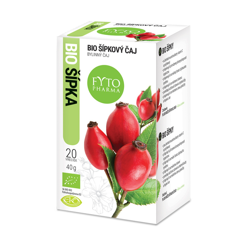 FYTOPHARMA Šípkový čaj BIO 20x 2 g