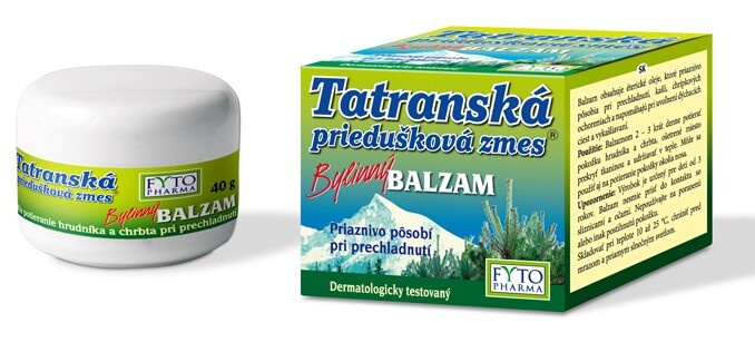 FYTOPHARMA Tatranská průdušková směs balzám 40 g