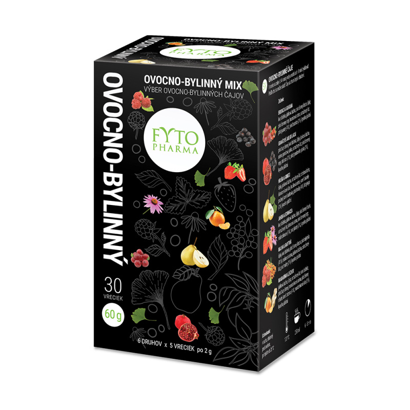 FYTOPHARMA Ovocno-bylinný MIX čajů 30 sáčků