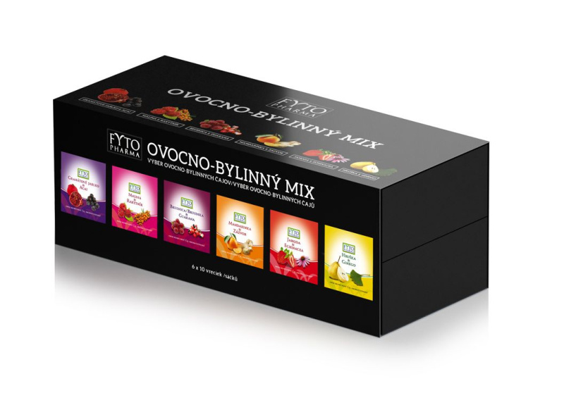 FYTOPHARMA Ovocno-bylinný MIX čajů dárkový 60 x 2 g