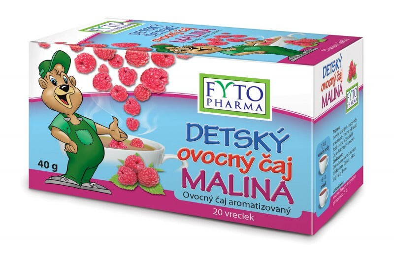 Fytopharma Dětský ovocný čaj malina 9m+ 20x2 g