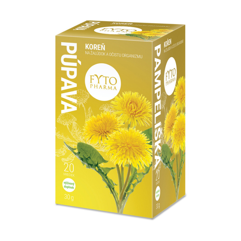 Fytopharma Pampeliška kořen porcovaný čaj 20x1,5 g