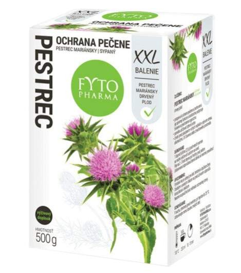 Fytopharma Ostropestřec mariánský drcený plod sypaný XXL 500 g