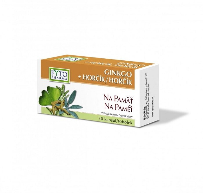 Fytopharma Ginkgo + Hořčík na paměť 30 tobolek