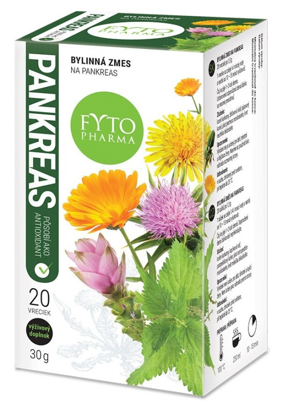 Fytopharma Bylinný čaj na pankreas 20x1,5 g