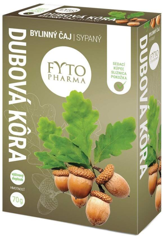Fytopharma Dubová kůra bylinný čaj sypaný 70 g