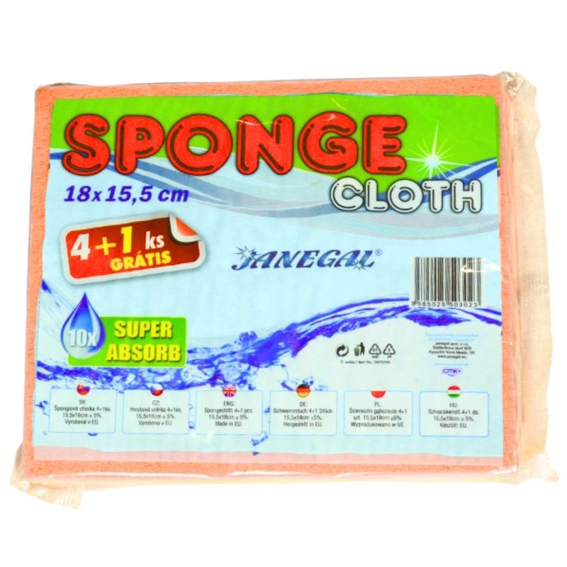 Špongiové utěrky 4+1 zdarma