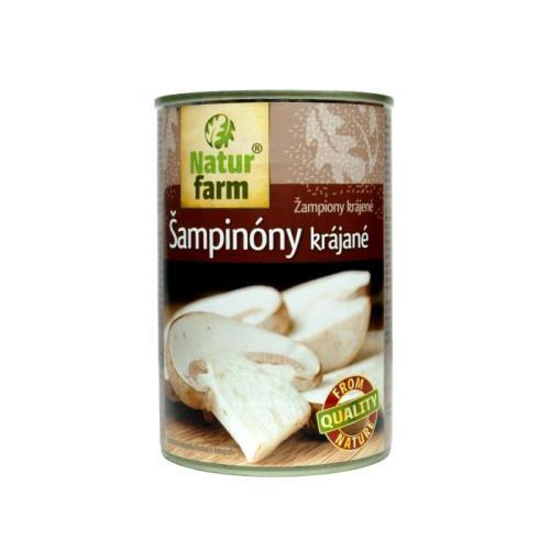 Natur Farm žampiony krajené 400g