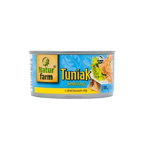 Natur Farm tuňák sendvičový 185g