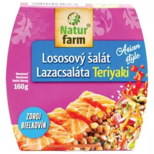 Natur Farm Salát lososový teriyaki 160g