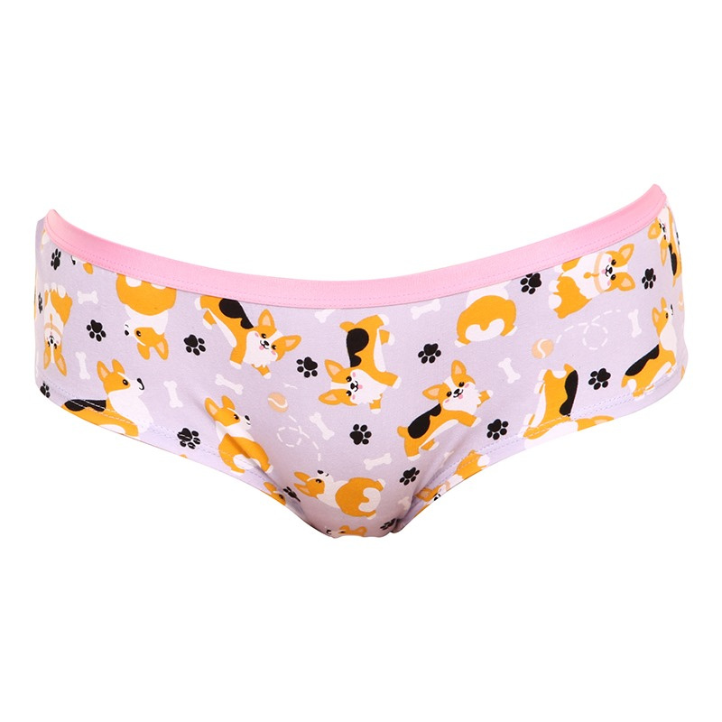 Veselé dámské kalhotky Dedoles Pes Corgi (D-W-UN-HB-C-C-241) L