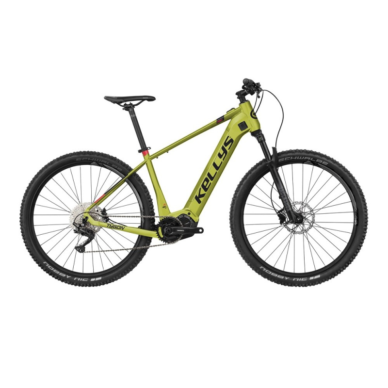 Horské elektrokolo KELLYS TYGON R50 29" 6.0 L (20", 178-189 cm) Lime