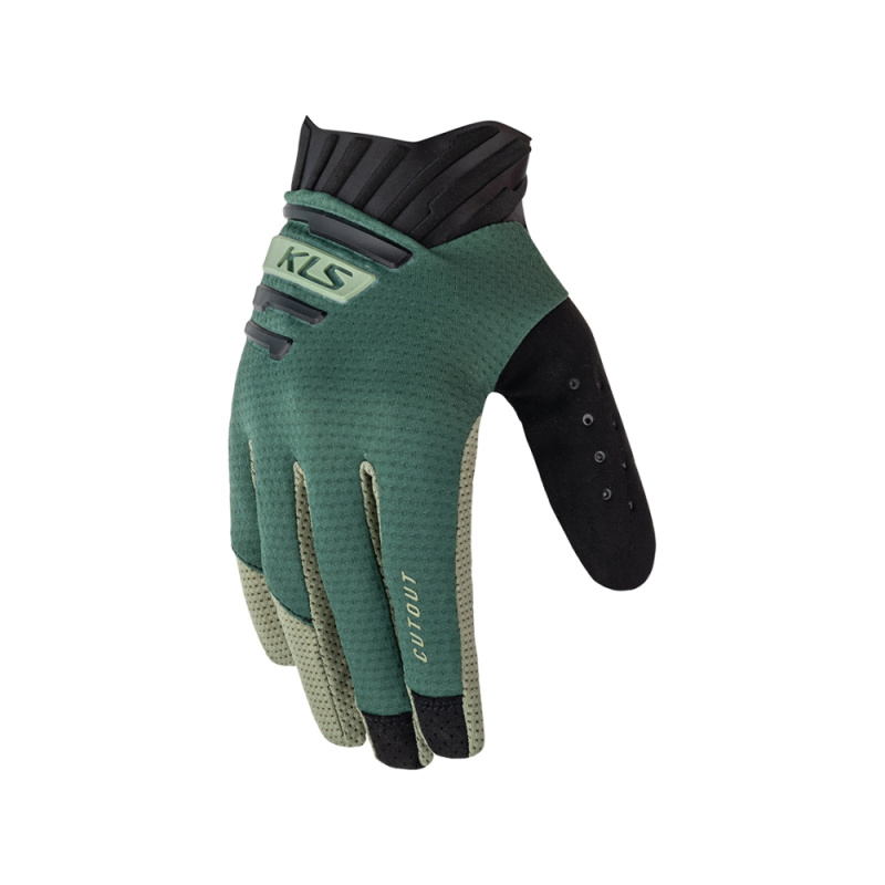 Cyklo rukavice Kellys Cutout Long 022 Khaki XS