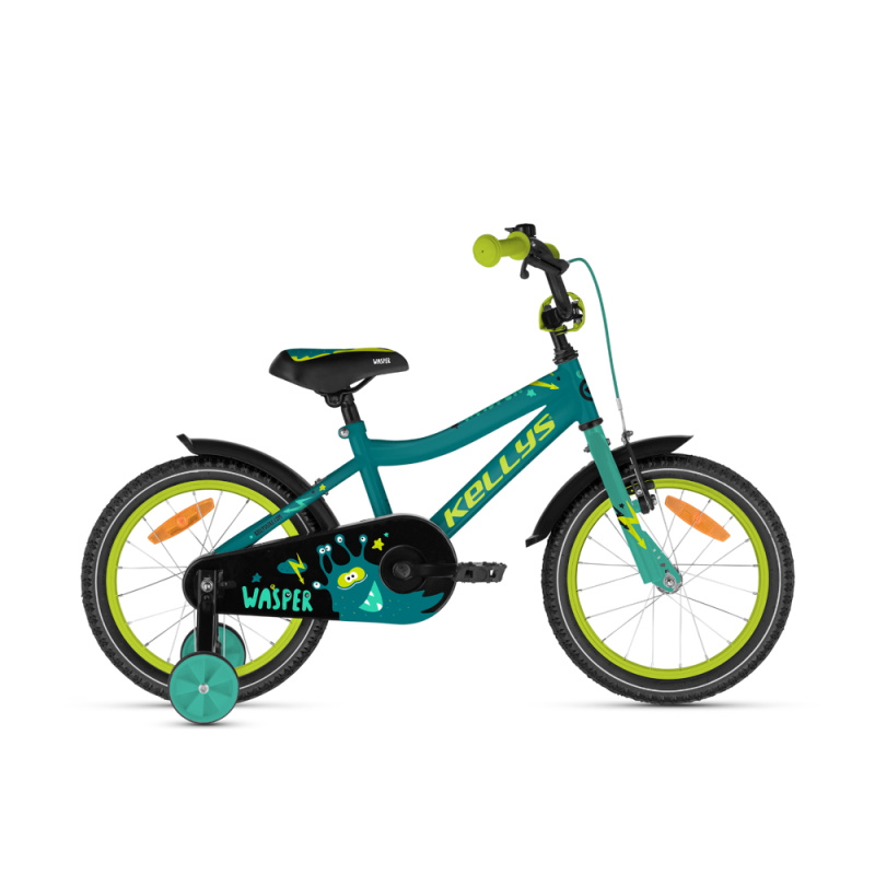 Dětské kolo KELLYS WASPER 16" 10" (100-110 cm) Teal