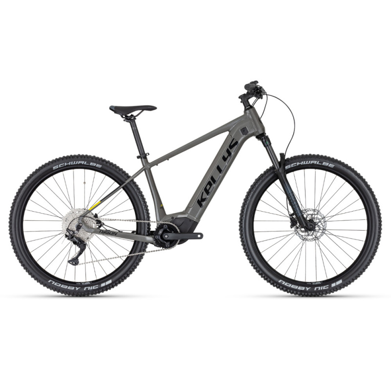 Horské elektrokolo KELLYS TYGON R50 29" 7.0 M (18", 169-180 cm) Grey