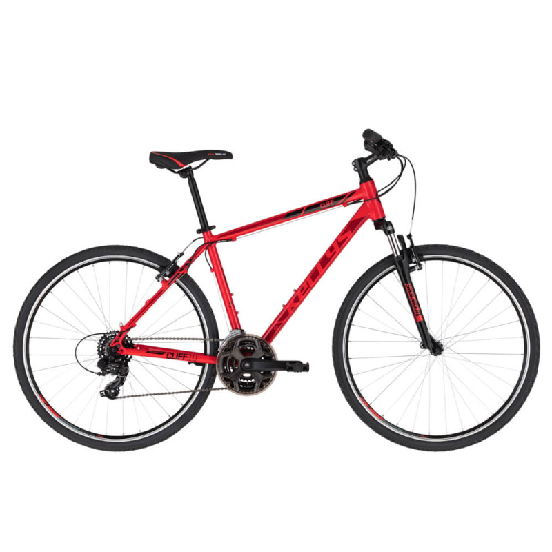 Pánské crossové kolo KELLYS CLIFF 10 28" 7.0 S (17", 155-170 cm) Red