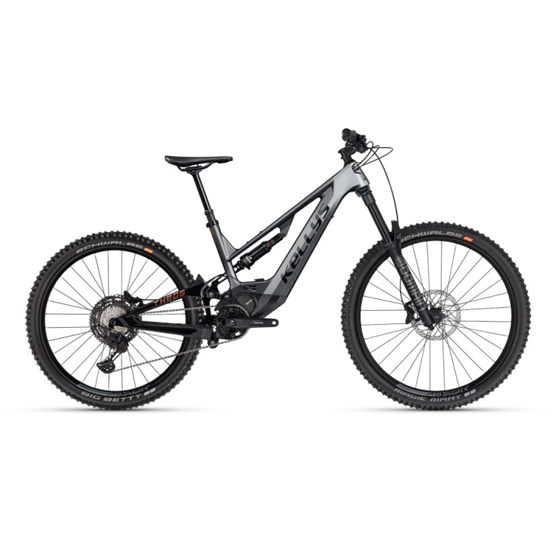 Celoodpružené elektrokolo KELLYS THEOS F60 SH 820Wh 29"/27,5" - model 2025 M (16", 168-180 cm) Anthracite