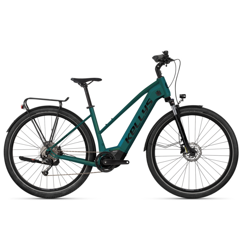 Dámské trekingové elektrokolo KELLYS E-Cristy 30 P 28" 8.0 L (20", 175-185 cm) Magic Green