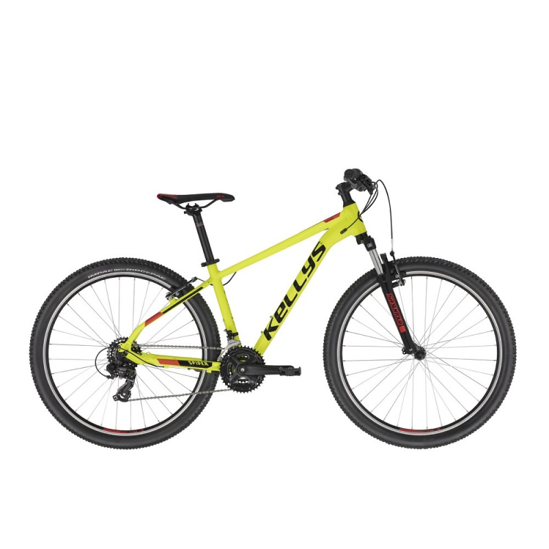 Horské kolo KELLYS SPIDER 10 27,5" 8.0 M (18", 175-186 cm) Neon Yellow
