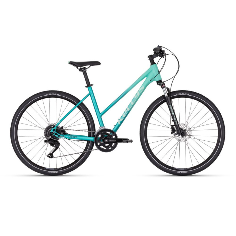 Dámské crossové kolo KELLYS PHEEBE 50 28" 9.0 S (17", 155-170 cm) Aqua