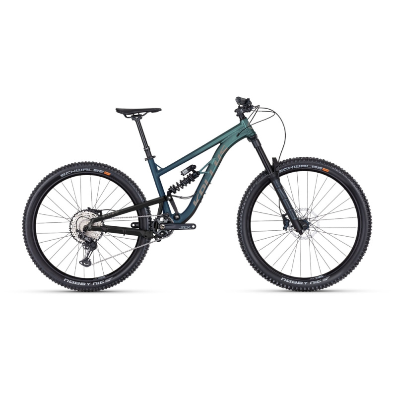 Celoodpružené kolo KELLYS SWAG 50 29/27,5" 9.0 M (16", 175-187 cm) Emerald Green
