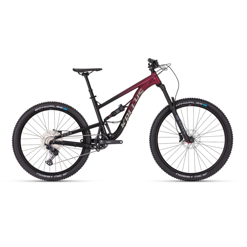 Celoodpružené kolo KELLYS SWAG 30 29/27,5" 9.0 L (17", 187-195 cm) Gartnet Red