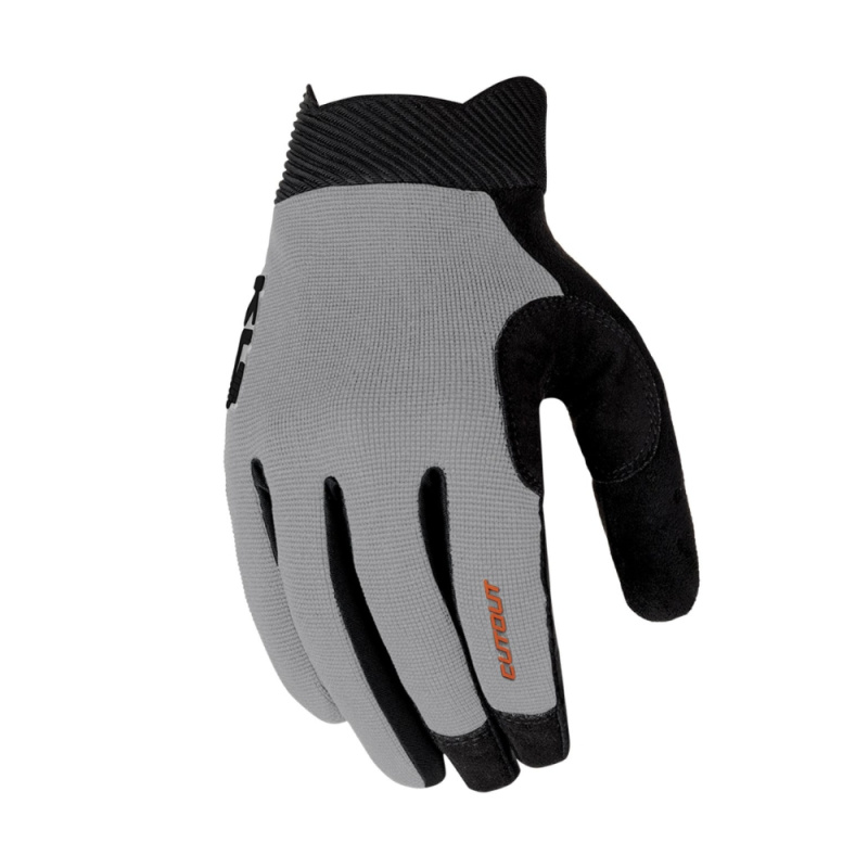 Cyklo rukavice Kellys Cutout Long 025 light grey L