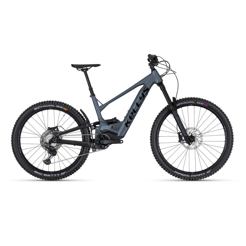 Celoodpružené elektrokolo KELLYS THEOS R50 LTD P 725Wh 29"/27,5" - model 2025 L (18", 178-196 cm) Steel Blue